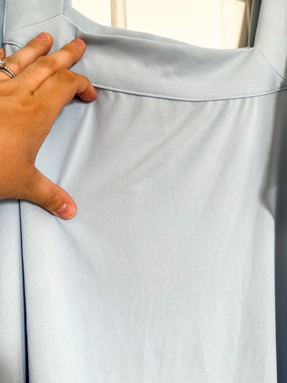 Calvin Klein Flutter Sleeve Square Neck Top - Picture 3 of 7
